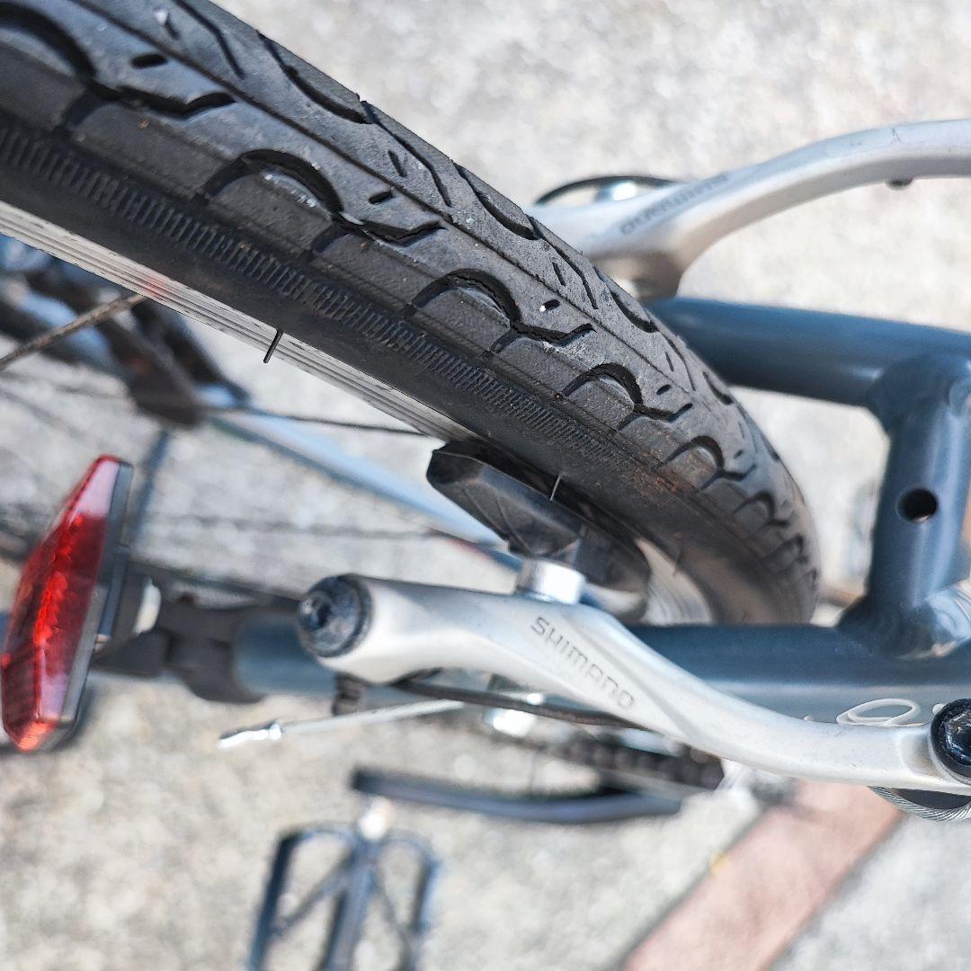 福岡発 整備済 GIOS MISTRAL ミストラル グレー クロスバイク 52