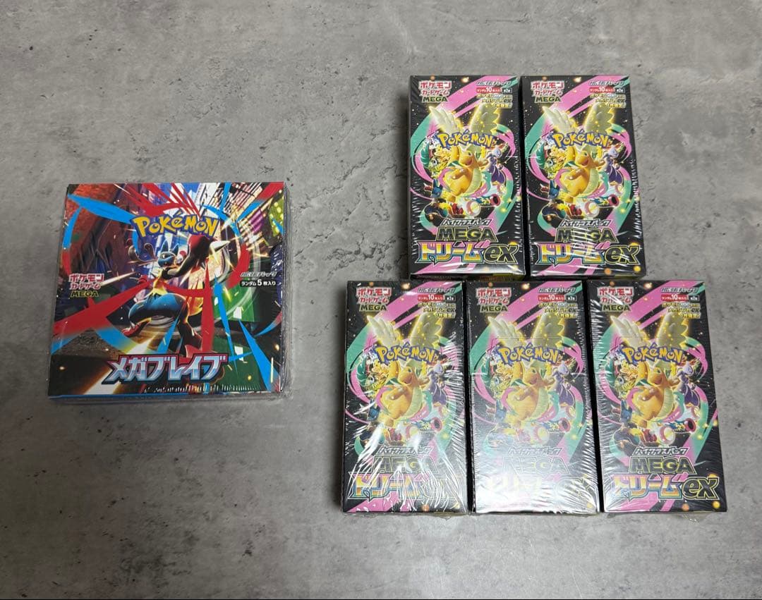 MEGAドリームex シュリンク付き 6BOX ポケモンカード メガドリームex 6BOX 新品未開封 シュリンク付き MEGA