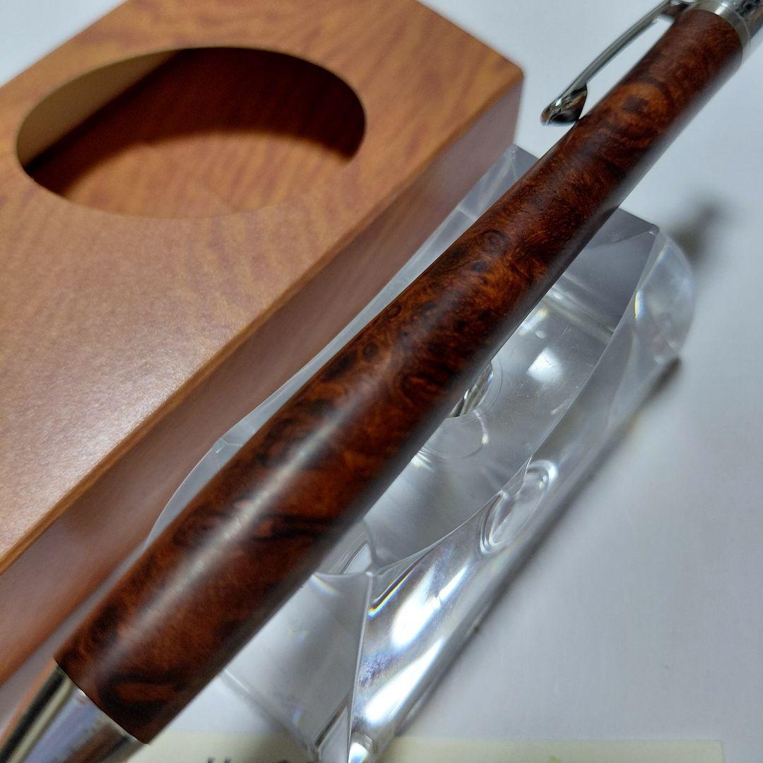 未使用に近い！ 工房楔 花梨こぶ杢 上杢 ペンシル楔 シャーペン