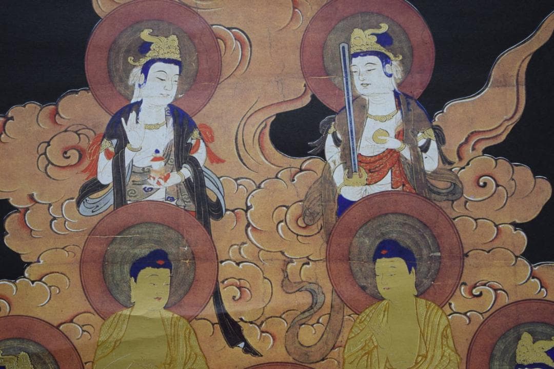 複製/作者不明/十三佛図/工芸/布袋屋掛軸HG-1