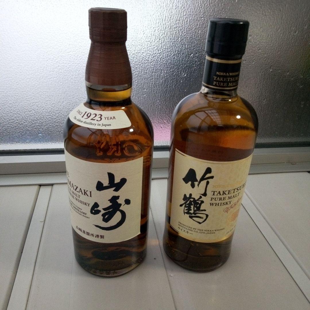 サントリー山崎、ニッカ竹鶴それぞれ700ml 、na ウイスキー tuaplauso.com