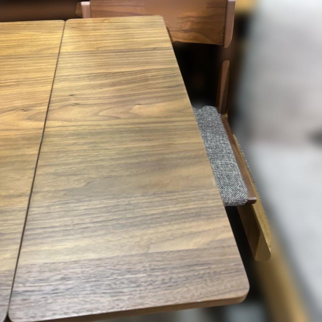 【unico】◇TRITOシリーズ◆ダイニングセット◇拡張天板◆