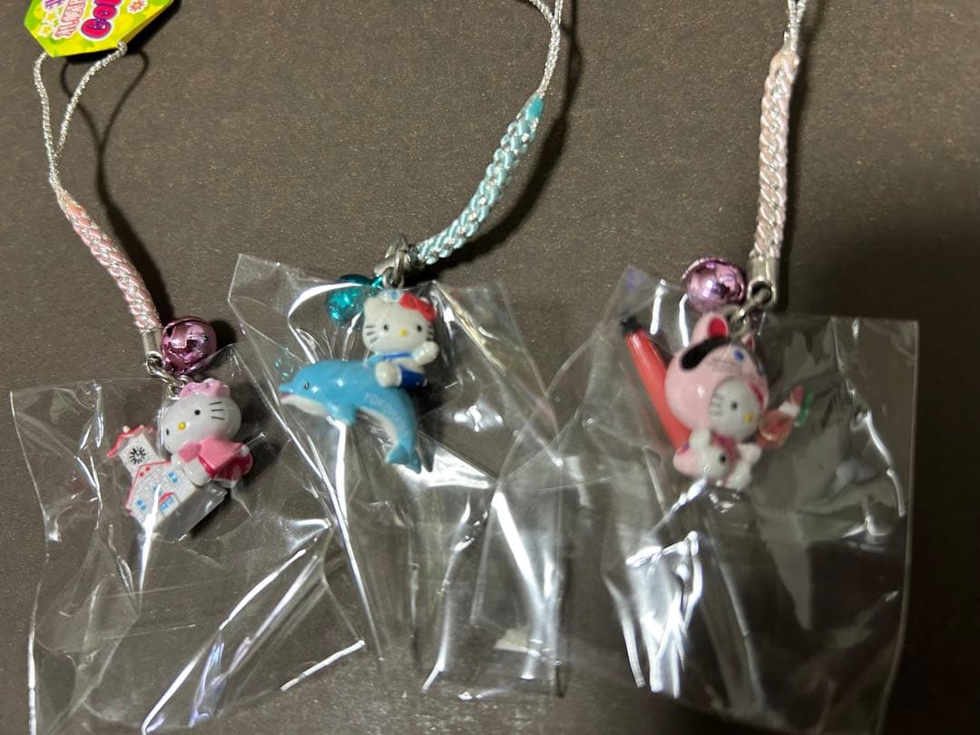 ハローキティ ご当地ストラップ 10個セット