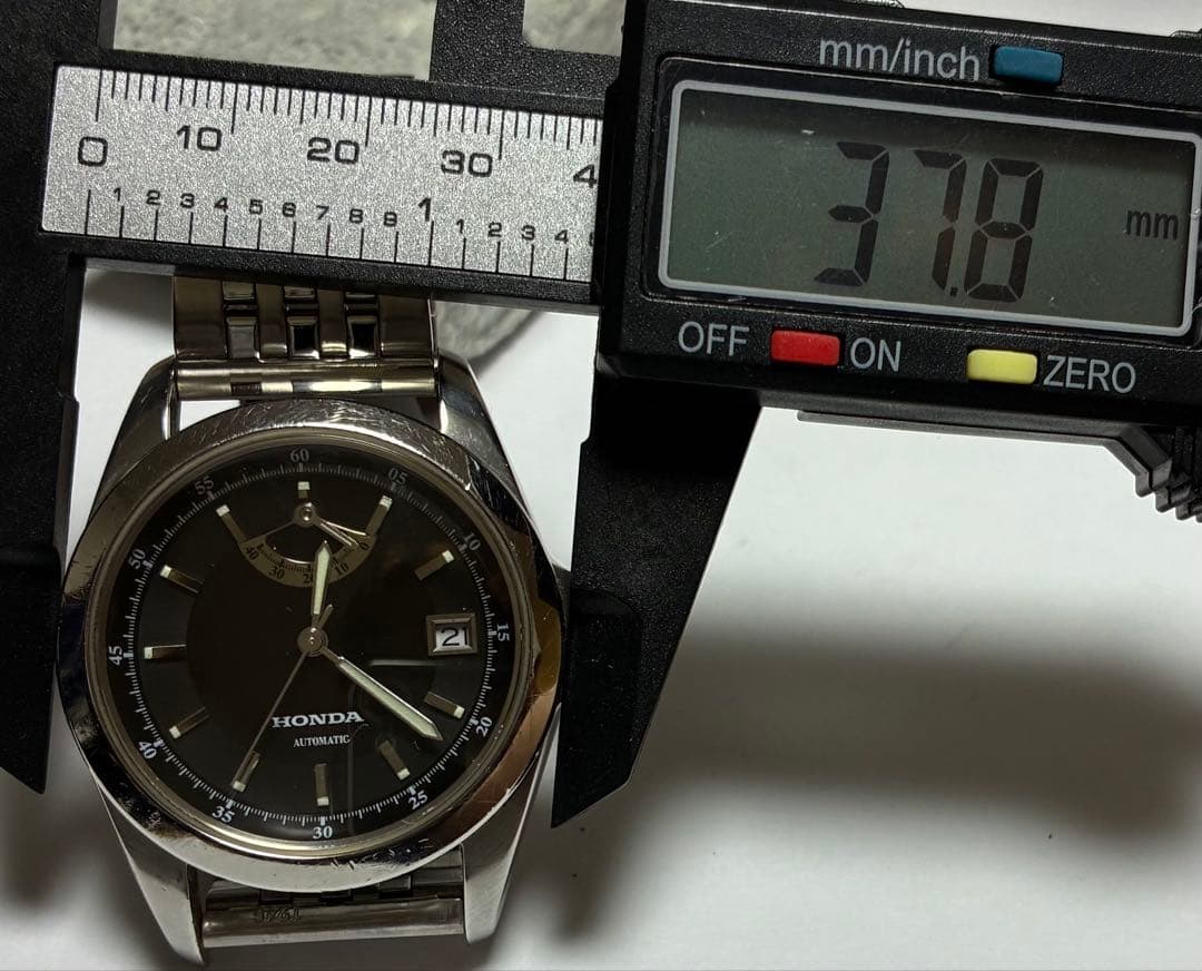 m*n様 HONDA 自動巻き　スケルトン　パワーリザーブ　ブラック文字盤