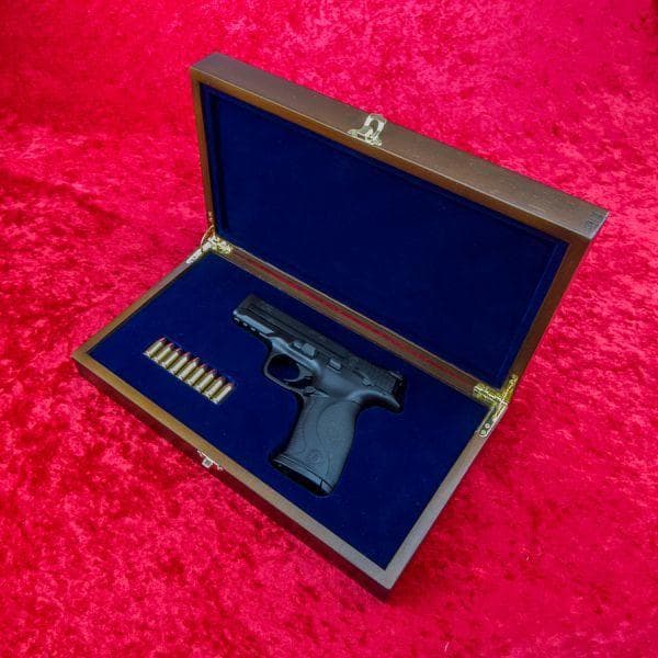 S&W M&P 9専用 木製高級化粧箱　※希少なワンオフ生産品※