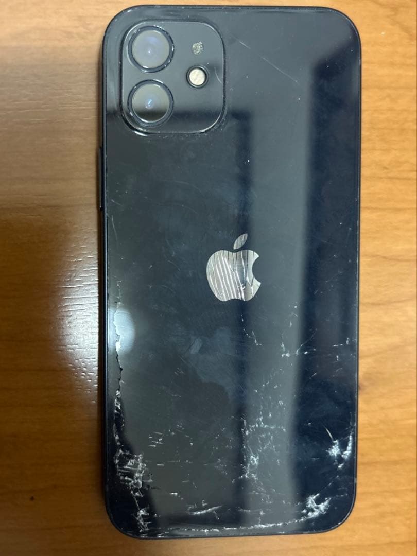 ジャンク品】Apple iPhone 12 本体 ブラック 128GB