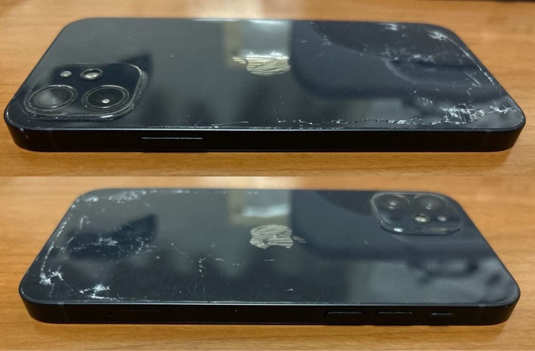 ジャンク品】Apple iPhone 12 本体 ブラック 128GB