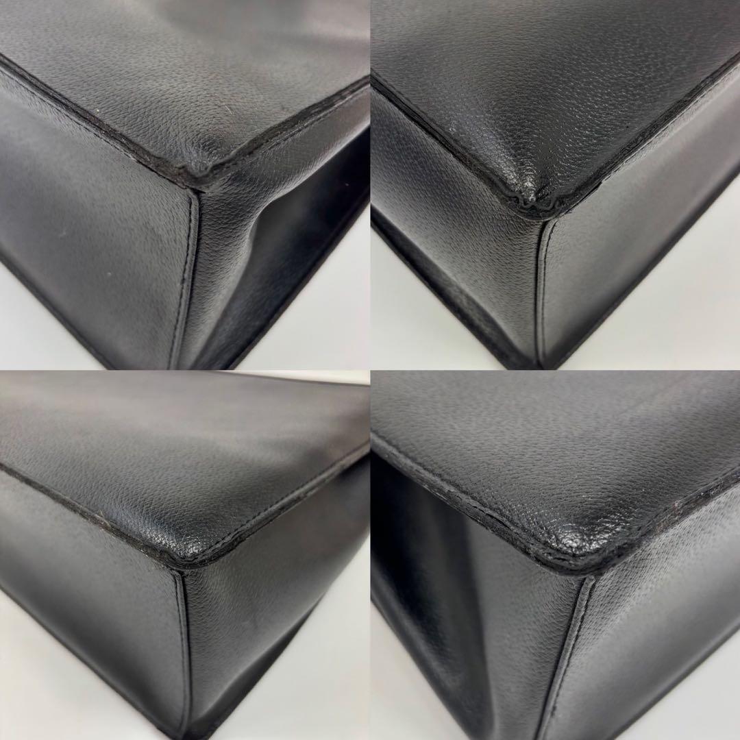 【希少】Aquascutum ダレスバッグ 本革 黒 ブリーフケース