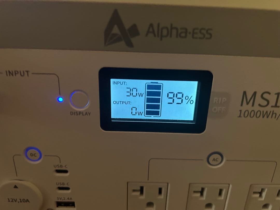 AlphaESS ポータブル電源 MINI SMILE MS1000 入手困難品 - メルカリ