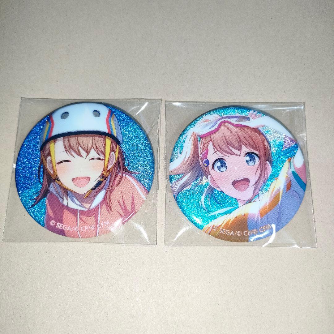 プロセカ グリッター缶バッジ 7A 花里みのり 40個 +おまけ b