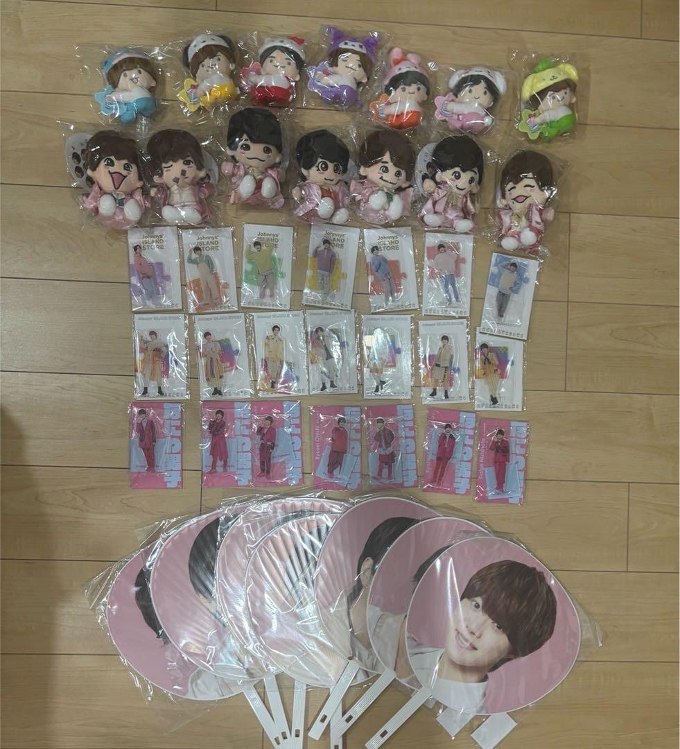 なにわ男子　初心LOVEちびぬい＆サンリオクリップマスコット　アクスタ　うちわ なにわ男子 初心LOVEちびぬい＆サンリオクリップマスコット アクスタ