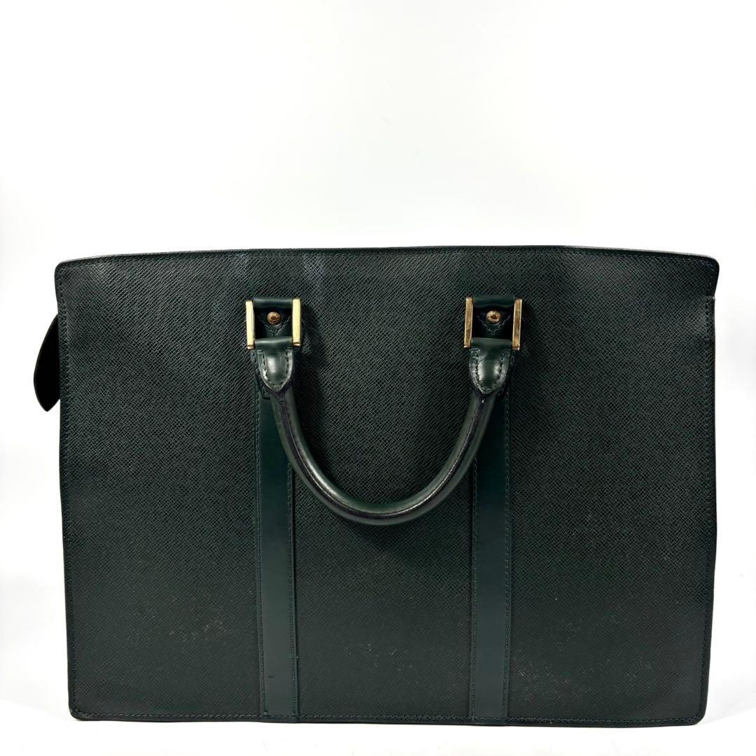 ✨美品✨ルイヴィトン ビジネスバッグ ポルトドキュマン ロザン タイガ グリーン