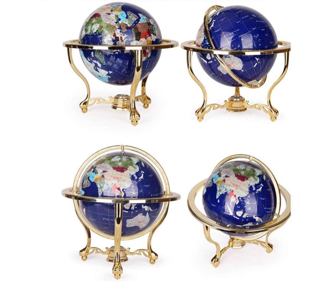 天然石 希少 地球儀 アンティーク インテリア