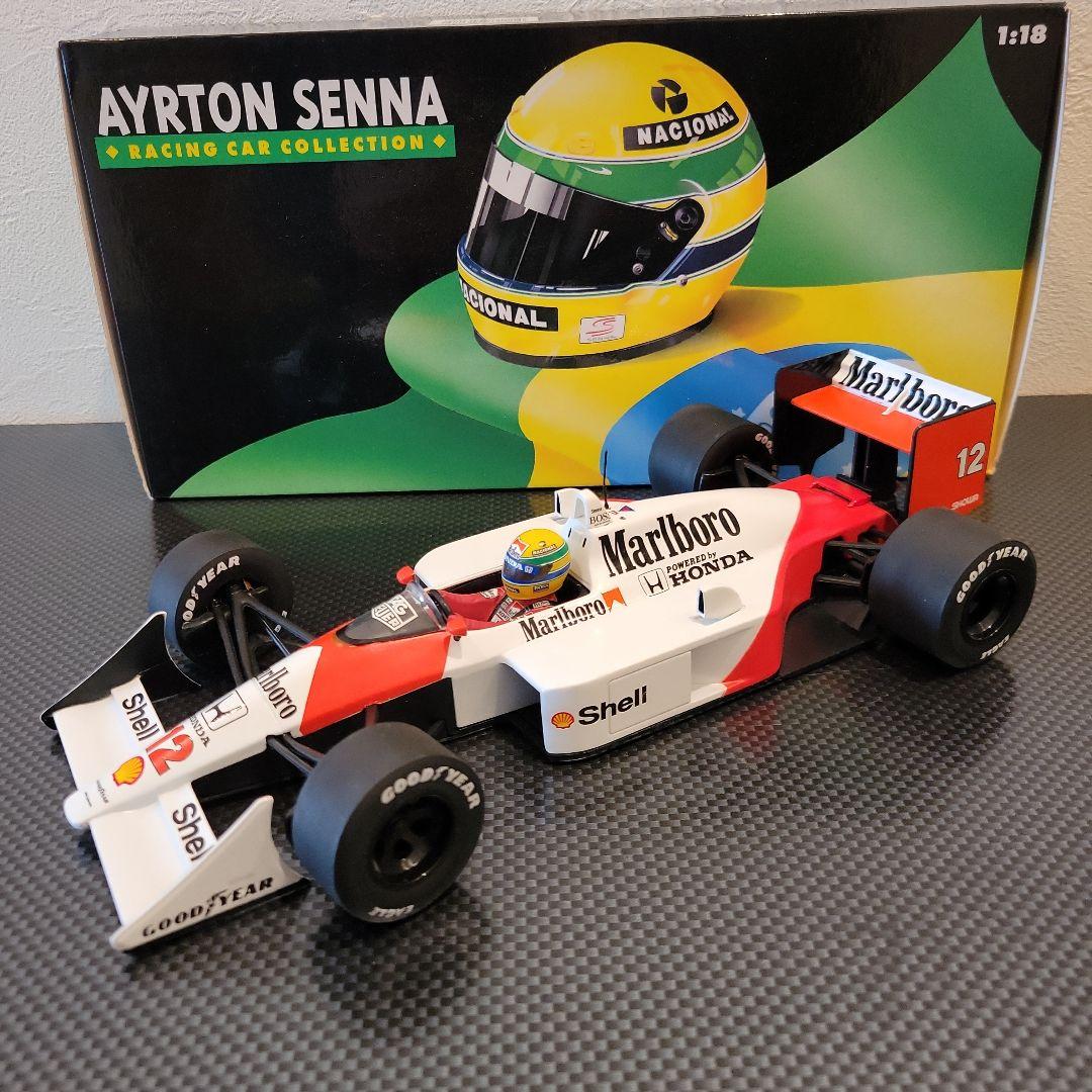 ミニチャンプス 1/18 マクラーレン MP4/4 A.セナ Marlboro