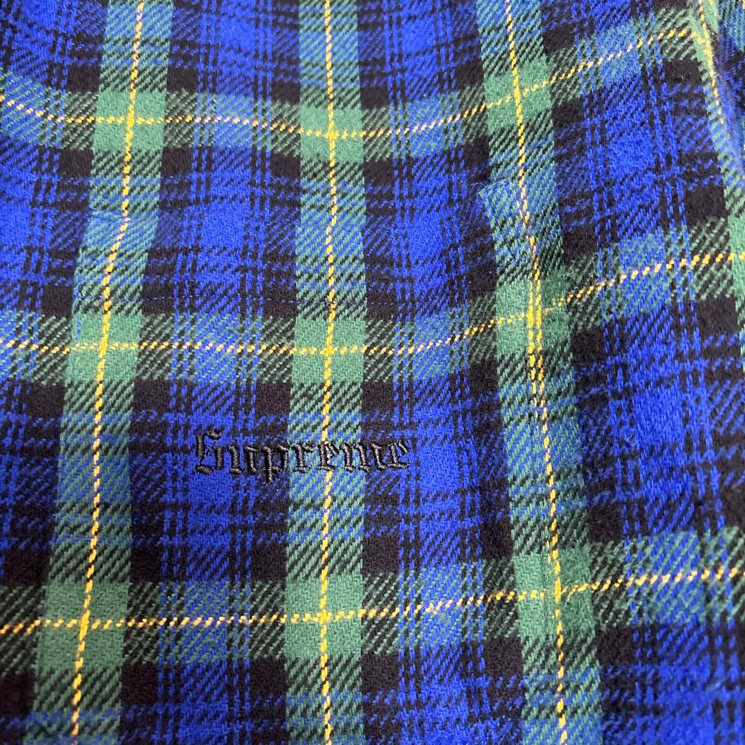 ジャケット・アウター 23AW Supreme Tartan Flannel Hooded Shirt
