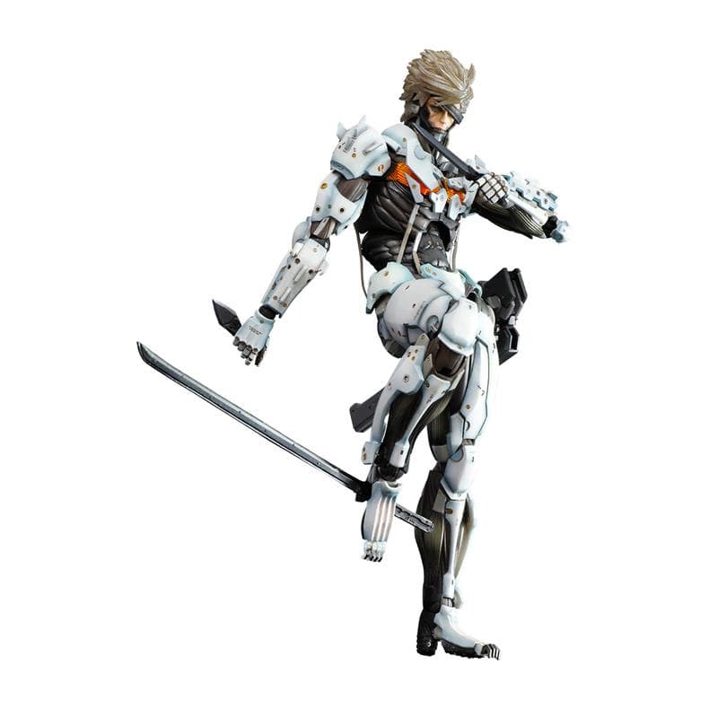 新品PLAY ARTS改 メタルギア 雷電 WHITE ARMOR ホワイト