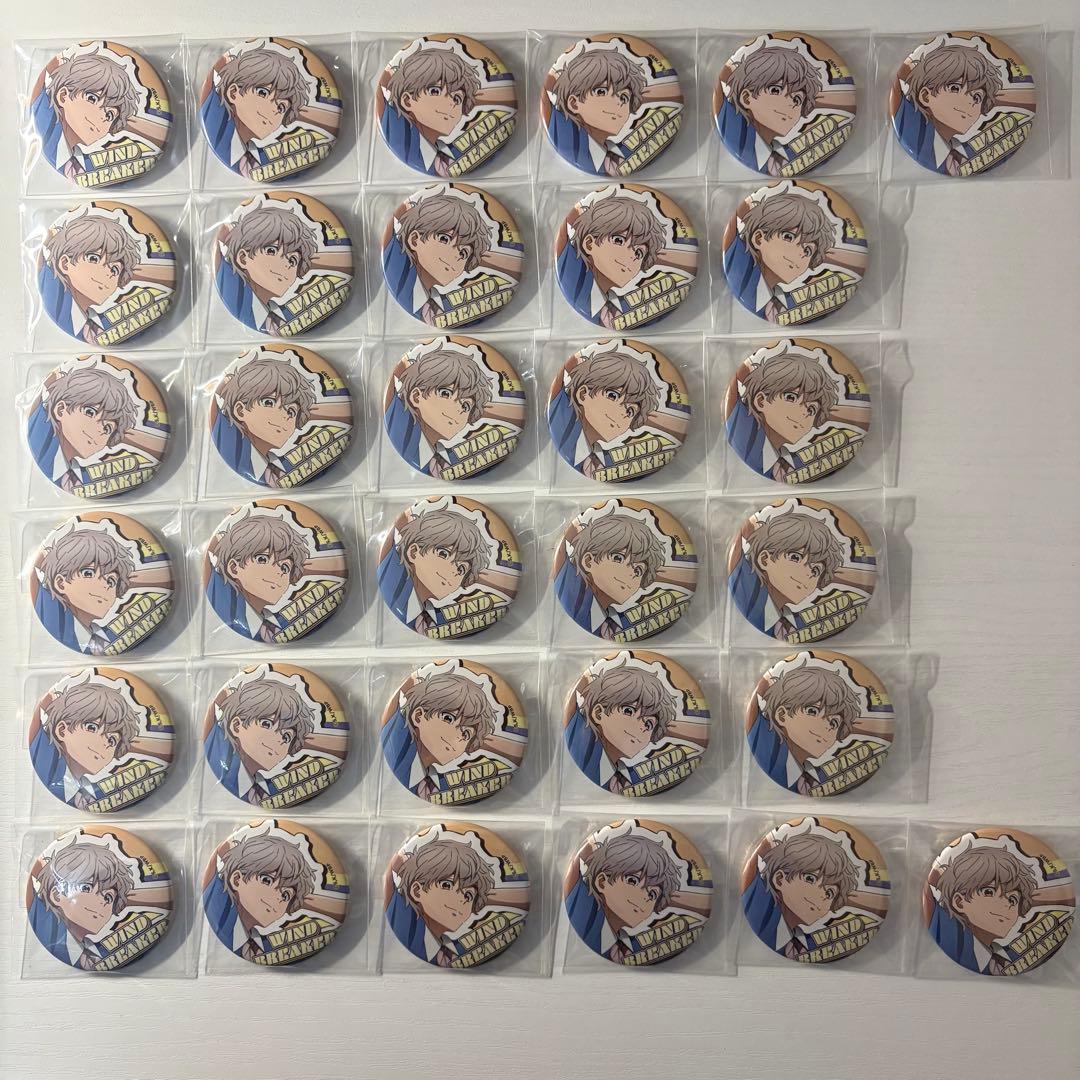 兎耳山丁子 カラ鉄 缶バッジ 32個セット 兎耳山丁子 カラ鉄 缶バッジ 兎耳山丁子 カラ鉄 缶バッジ WINDBREAKER