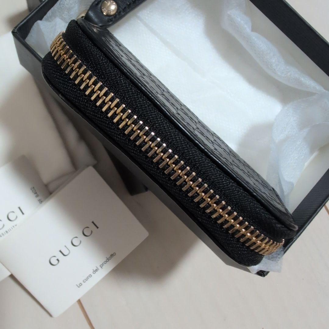 GUCCI マイクロGGシマ ケース 小銭入れ