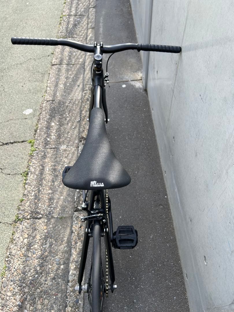 LEADER BIKE 735 TR CUSTOM M黒黄色 エアロピストバイク