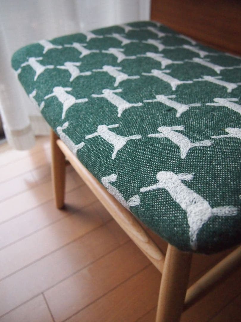 ヒーヨさん専用 ミナペルホネン ハンドメイド スツール ランランラン 生地 椅子