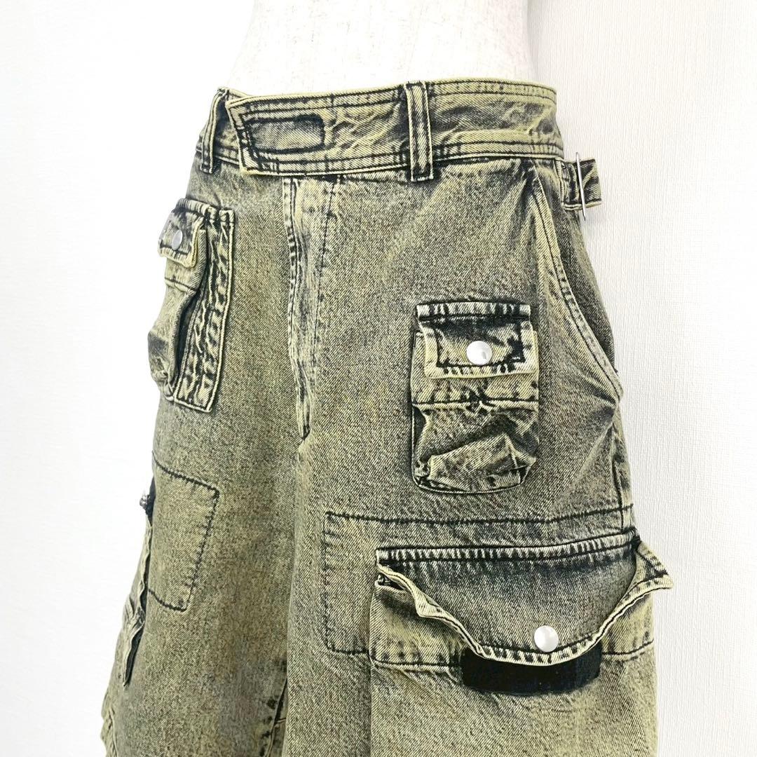 y2k❤️ DIESEL マルチポケット カーゴ ハーフパンツ