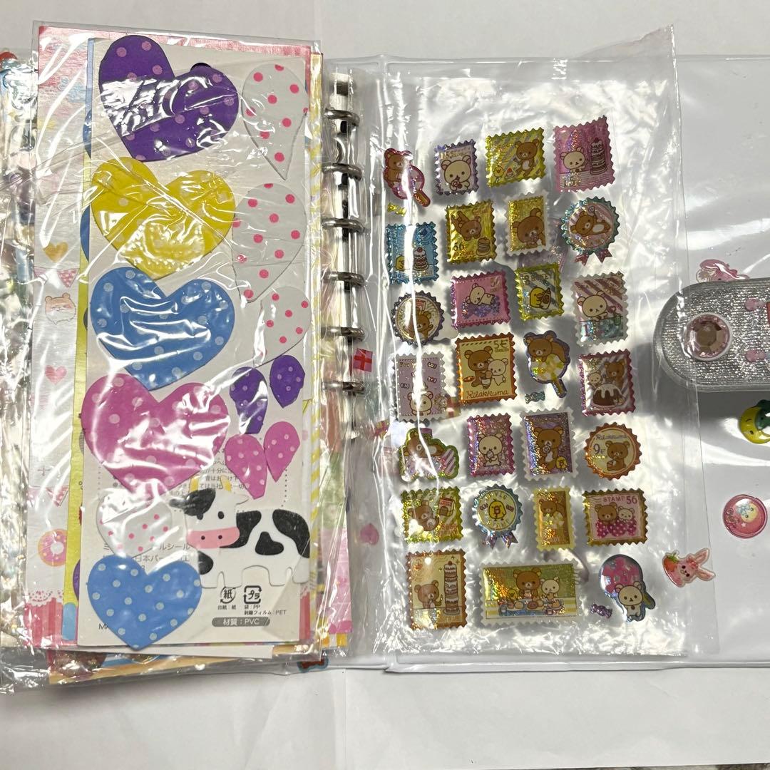 【完成品】★希少 レア時物★ジュエルペット シール帳 バインダー付き 平成女児