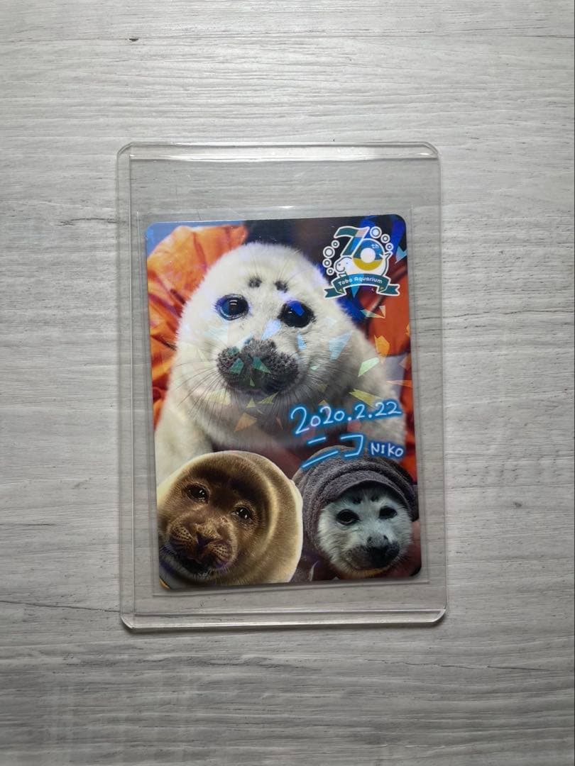 鳥羽水族館コレクションカードメイちゃんとポテト他4枚セット