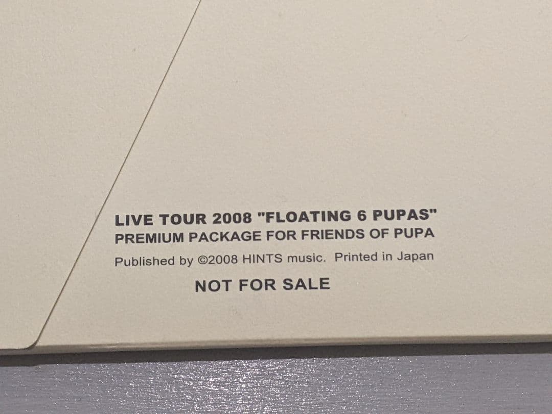 pupa 2008 LIVETOUR 非売品DVD 高橋幸宏 原田知世 Floating Pupa