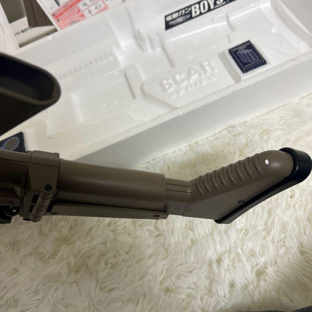 極美品　スカーL CQC 電動ガンボーイズ SCAR-L フラットダークアース