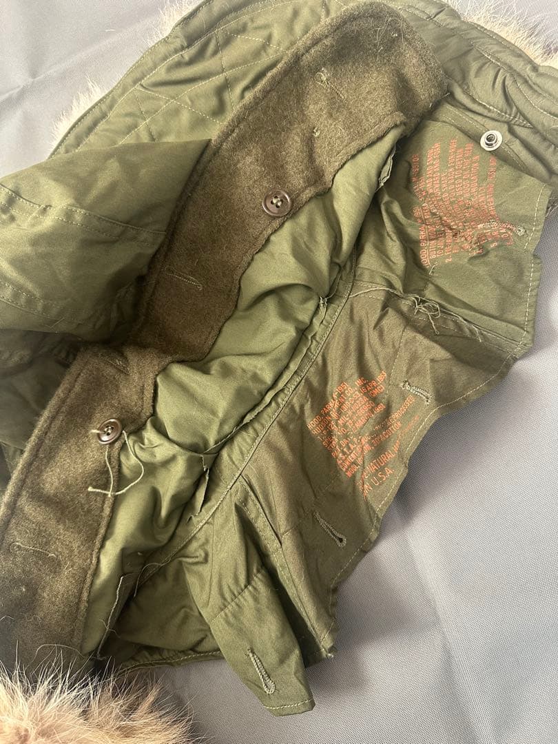 M-51 モッズコート用フード　緑タグ