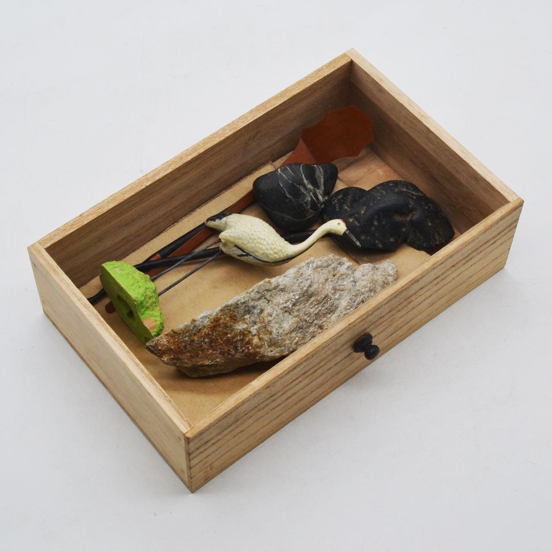 大正〜昭和初期盆石道具盆景盆栽砂箪笥レトロ