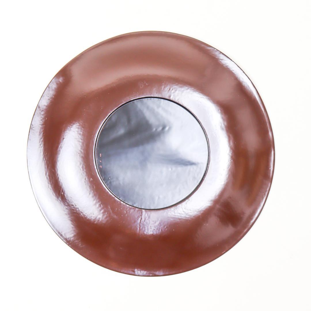 一閑 布張 寿海盆 飾り皿 共箱