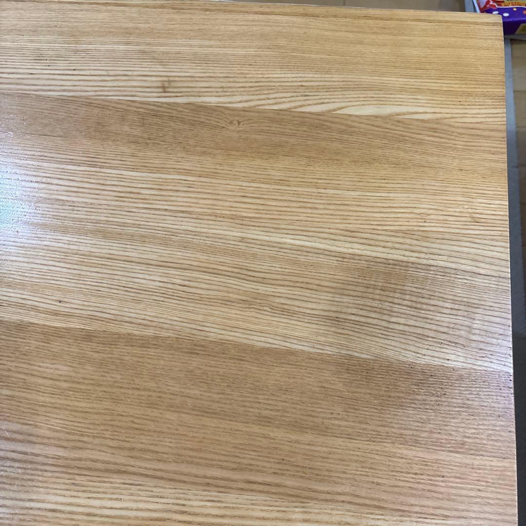 無印良品 MUJI タモ材 ナチュラルウッド 長方形ダイニングテーブル