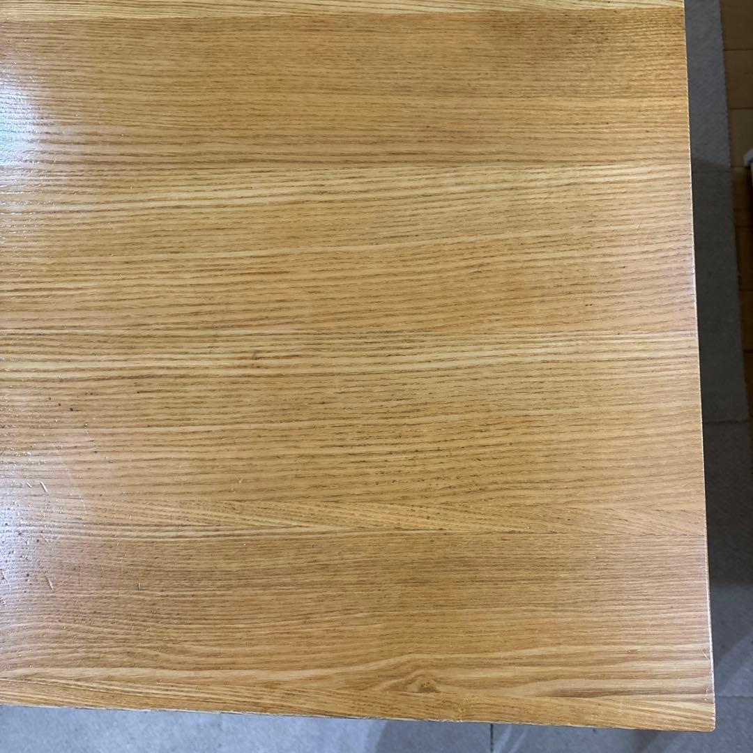 無印良品 MUJI タモ材 ナチュラルウッド 長方形ダイニングテーブル