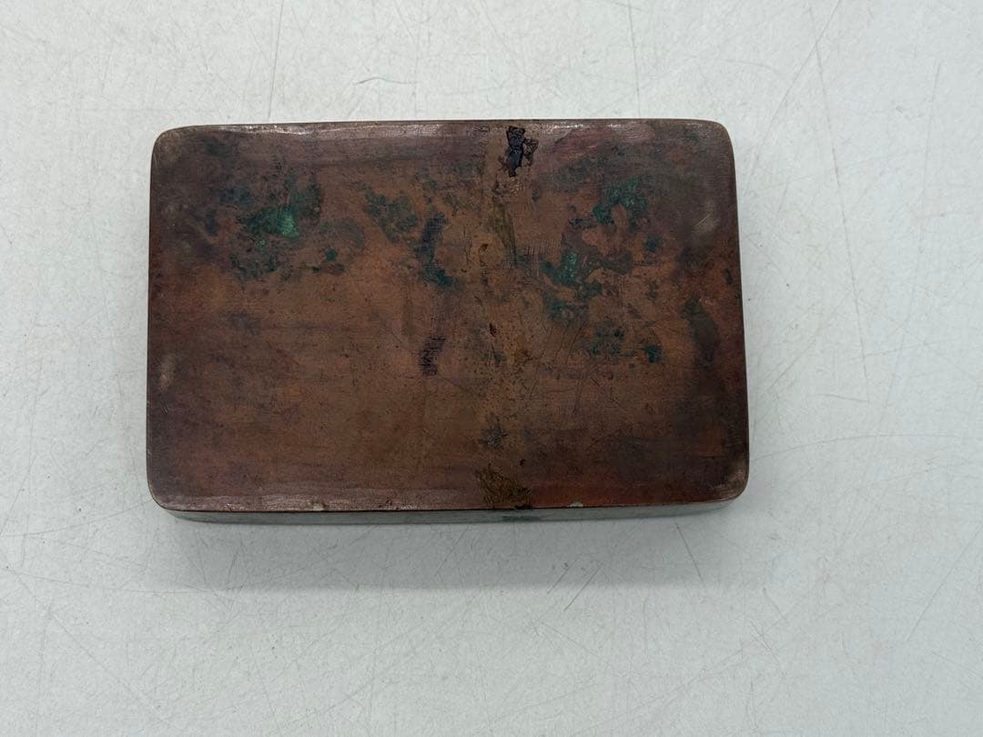 民国姚茫父刻铜墨盒(2件) 收藏资讯|艺术家|书画家