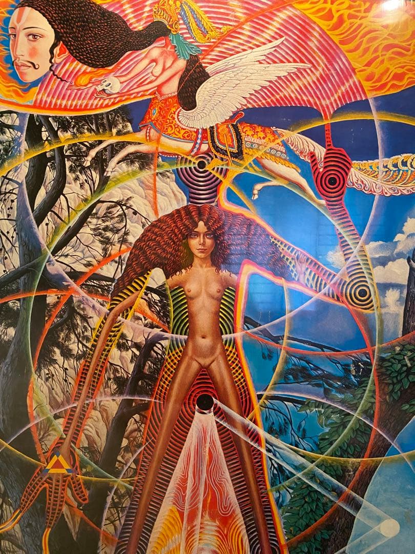 ASTRAL BODY 額装ポスター Klarwein ビンテージ