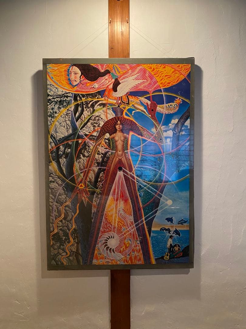 ASTRAL BODY 額装ポスター Klarwein ビンテージ