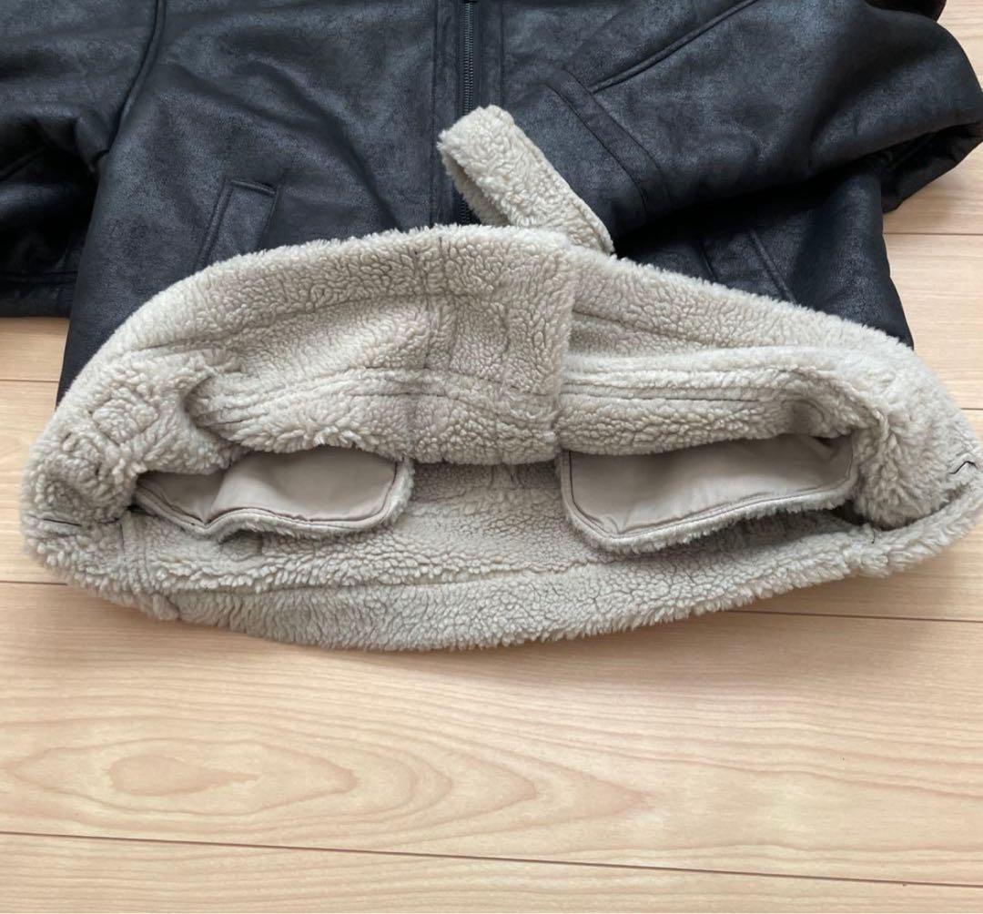 早い者勝ち！MONKEY TIME フェイクムートン ボア B-3 ジャケット