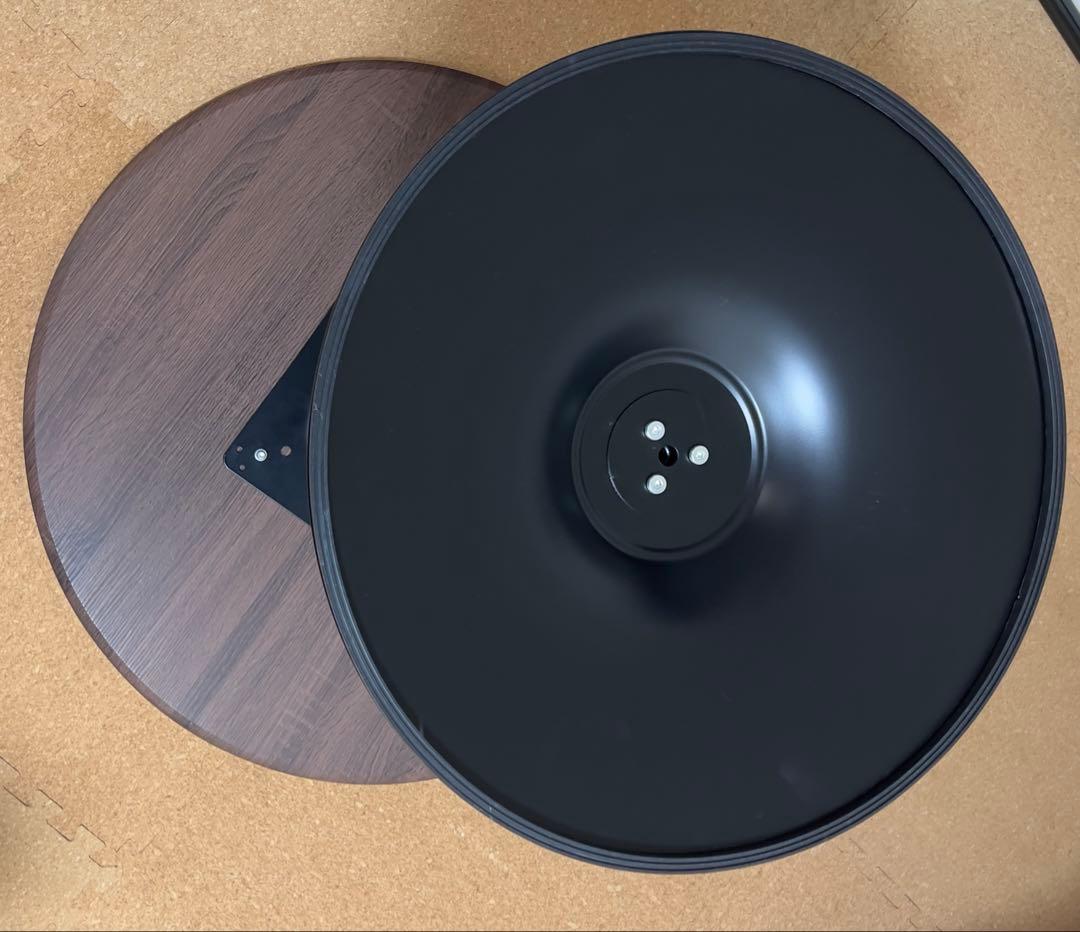 ※11/20迄【新品未使用同様美品 送料込】木目が綺麗なデザイン家具 丸テーブル