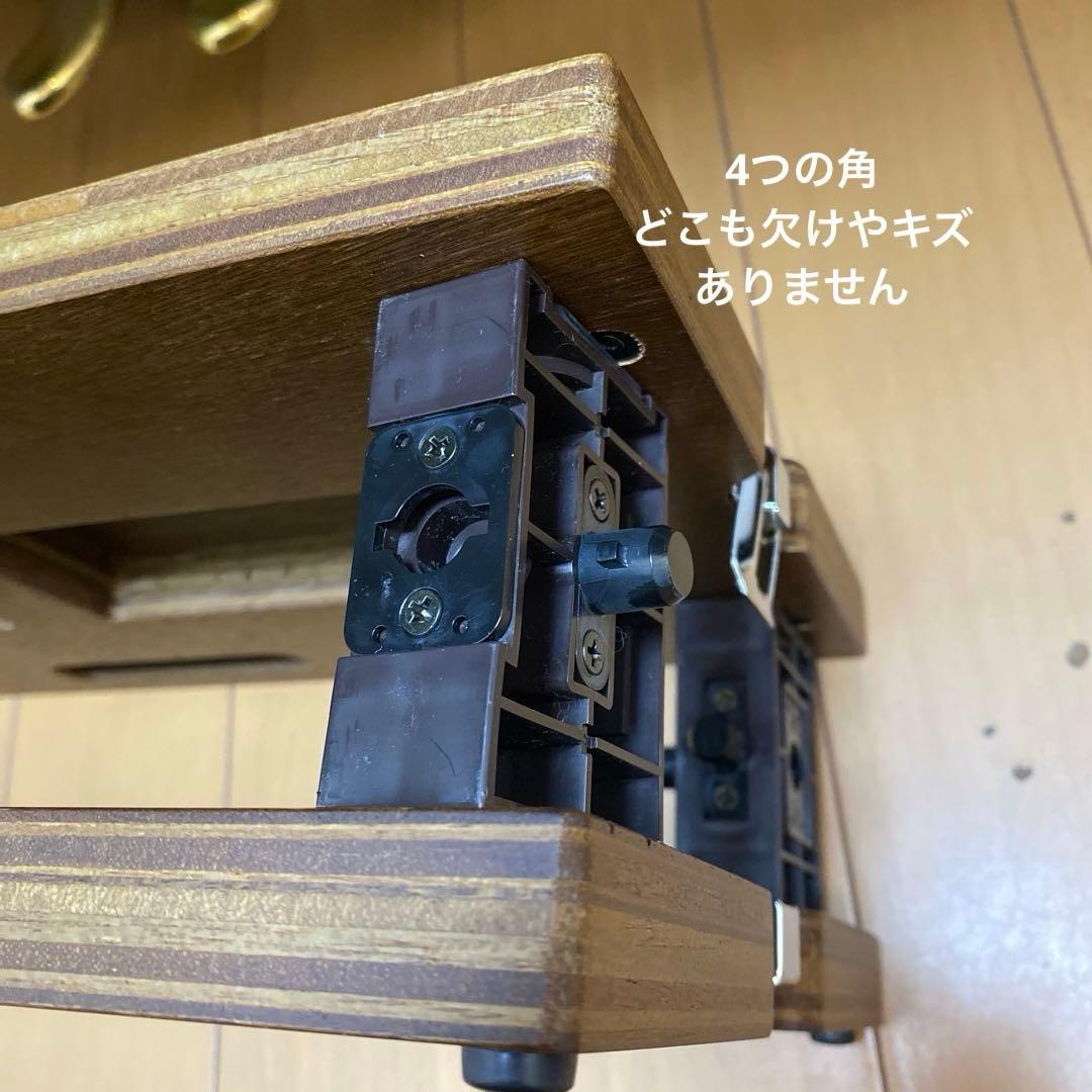 【吉澤 】ピアノ アシストスツール ASS-V ウォルナットピアノ補助台 美品✨