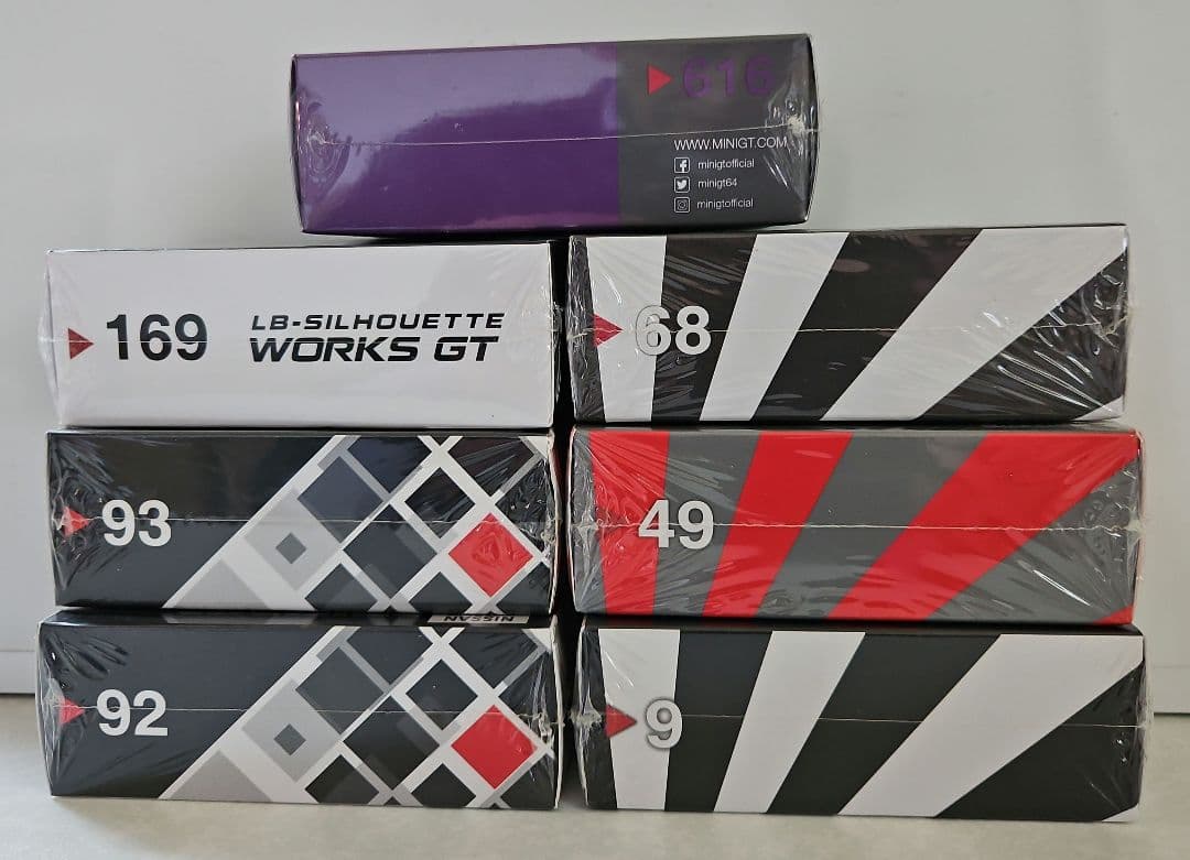 MINI-GT NISSAN GT-R GTR GT R35 パンデム 7台