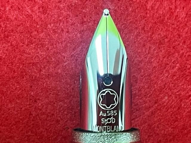 極美品 モンブラン スターウォーカー 万年筆 F細字 14K 保証書付 即送