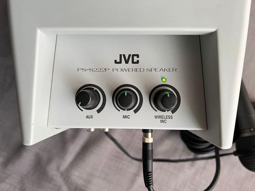 JVC PS-S222P パワードスピーカー、ワイヤレスマイク対応 (ビクター)