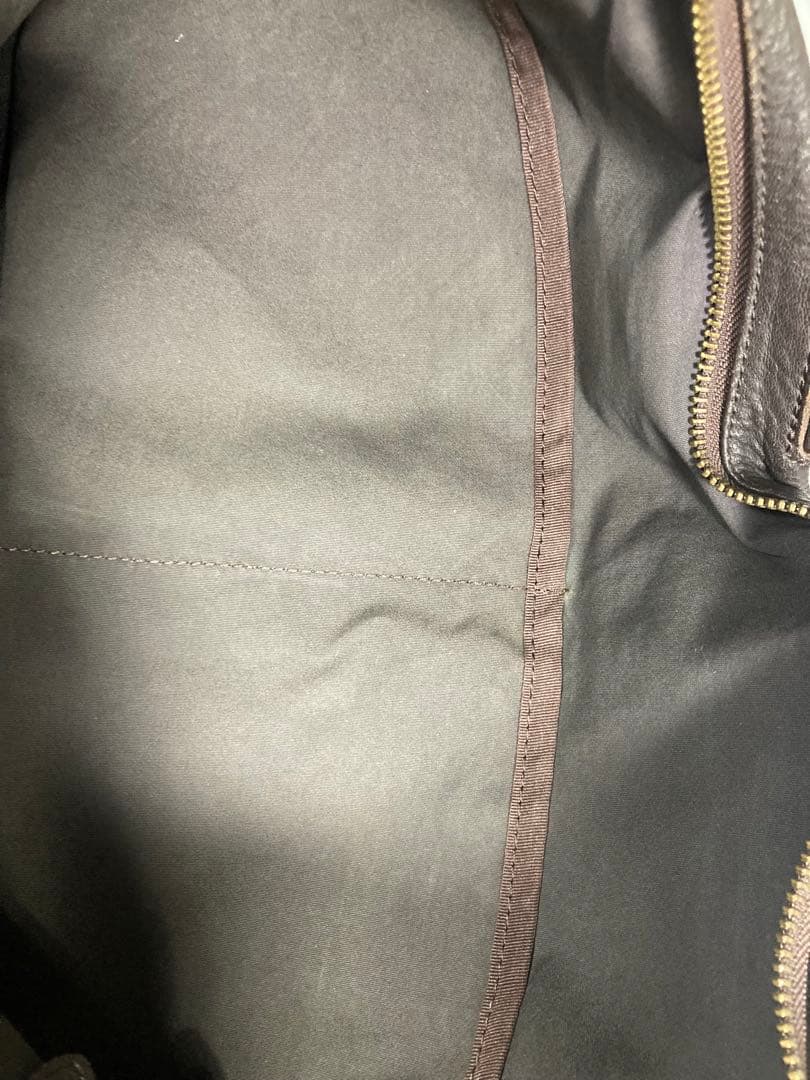 PORTER 『WITH』レザー製ブリーフケース ダークブラウン