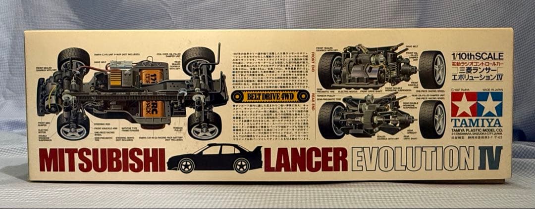 タミヤ★MITSUBISHI LANCER EVOLUTION IV