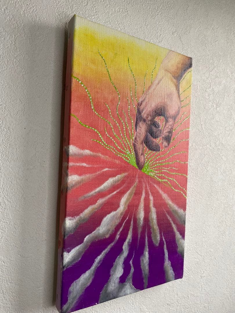 アート作品　ポップアート　絵画　油絵　おしゃれ雑貨　現代アート　神秘的　絵