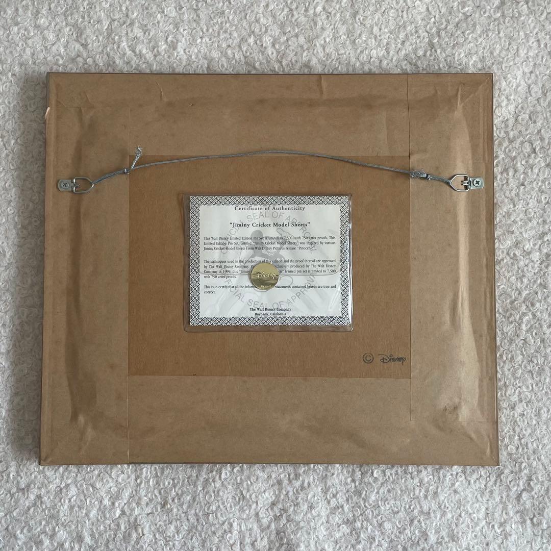 ディズニー・ピノキオ 《ジミニークリケット》WDW ピンズ額　1552／7500