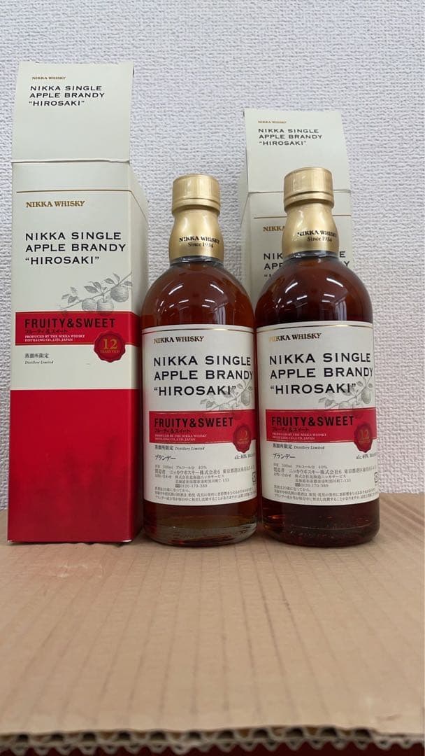 宮城峡蒸溜所限定NIKKA APPLE BRANDY 500ml 2本箱付き 宮城峡蒸溜所限定 NIKKA APPLE BRANDY 500ml 2本セットAmazon.co.jp