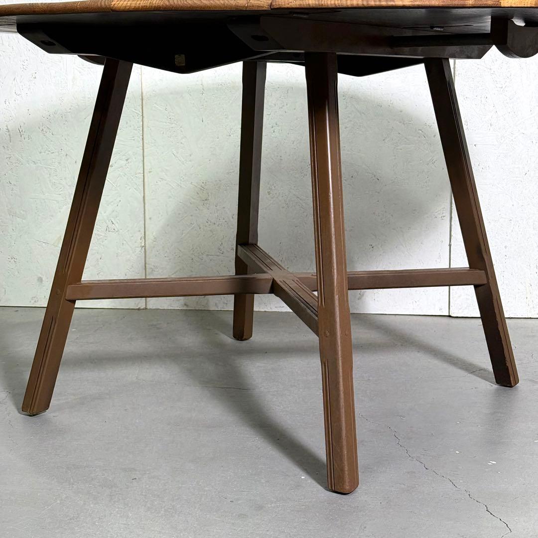 ERCOL(アーコール) /ラウンド　ドロップリーフテーブル (2)