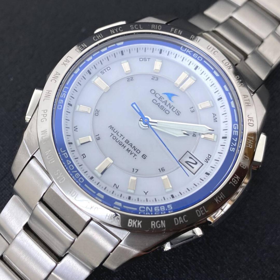 ジャンク CASIO OCEANUS OCW-T100 クォーツ 腕時計